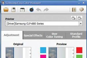 Samsung Easy Color Manager (Samsung Einfacher Farbmanager)