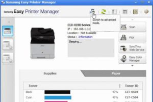 Samsung Easy Printer Manager (Einfacher Drucker-Manager)