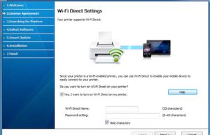Samsung Easy Wireless Setup (Einfaches Drahtlos-Setup)