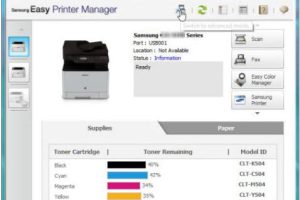 Samsung Laserdrucker – Einrichten von Wi-Fi Direct